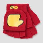 Boys' Lego Fliptop Gloves - Red