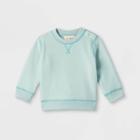 Baby Fleece Pullover Sweatshirt - Cat & Jack Light Blue