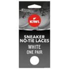 Kiwi Sneaker No-tie Shoe Laces, White, One Size Fits All (1 Pair), Green/white