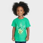 Toddler Boys' Short Sleeve Leaf Printed Graphic T-shirt - Cat & Jack Green