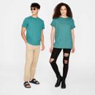 Adult Relaxed Fit Short Sleeve Graphic T-shirt - Original Use Teal Blue
