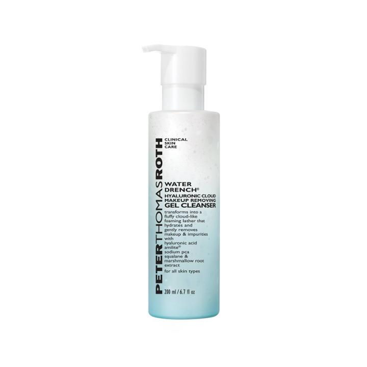 Peter Thomas Roth Water Drench Hyaluronic Cloud Makeup Removing Gel Cleanser - 6.7 Fl Oz - Ulta Beauty