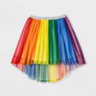 Ev Lgbt Pride Pride Gender Inclusive Kids' Rainbow Tutu Skirt, Kids Unisex, Size: Small,