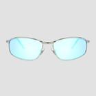 Men's Square Metal Sunglasses - Goodfellow & Co Silver, Grey/silver