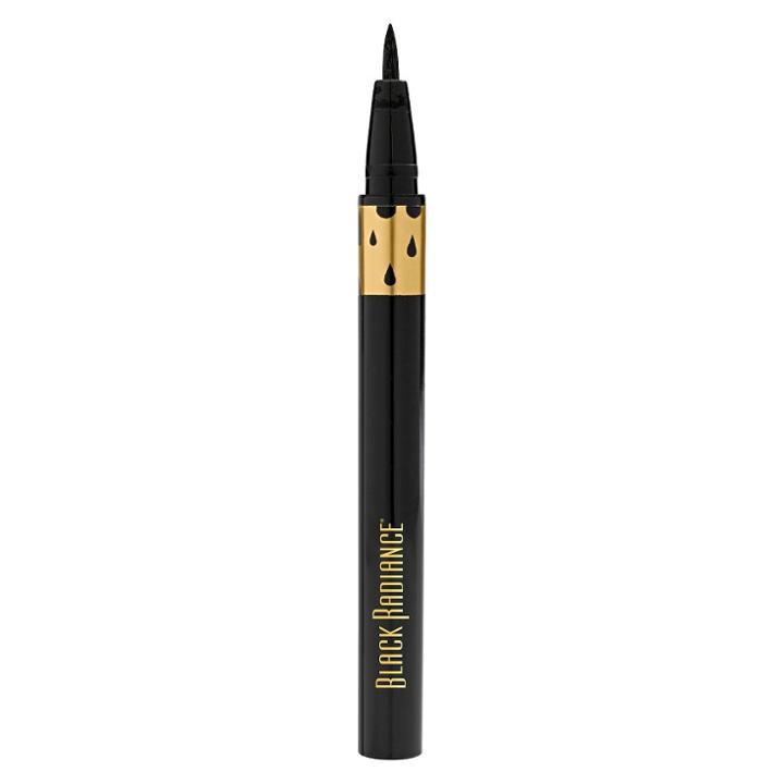 Black Radiance Fine Line Waterproof Liquid Eyeliner - 0.03oz, Black Velvet