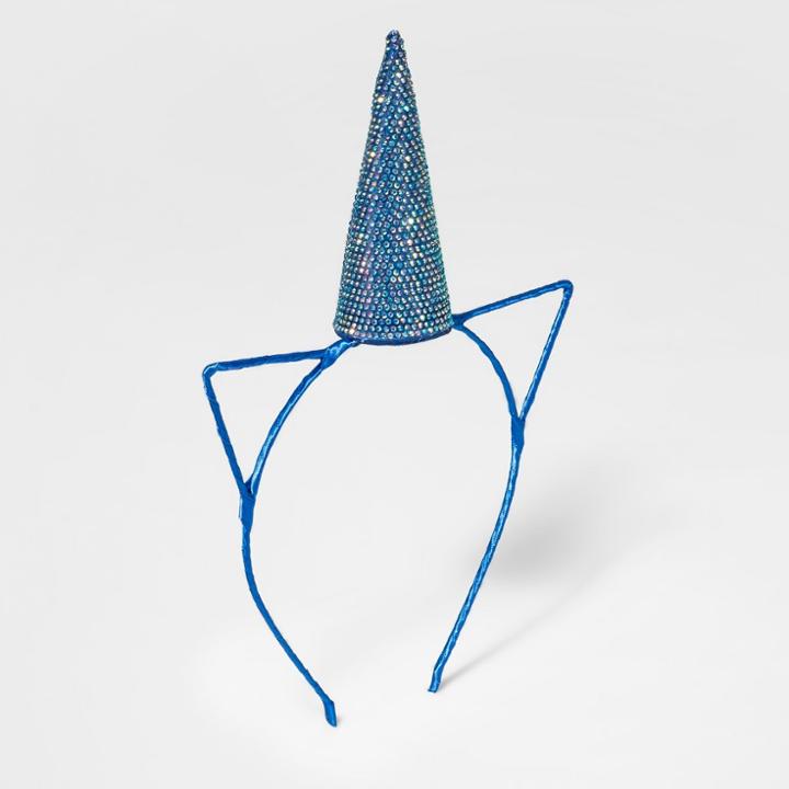 Girls' Unicorn Headband - Cat & Jack Blue