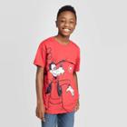 Disney Boys' Goofy Pocket T-shirt - Red