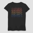 Girls' Nasa Logo T-shirt - Black