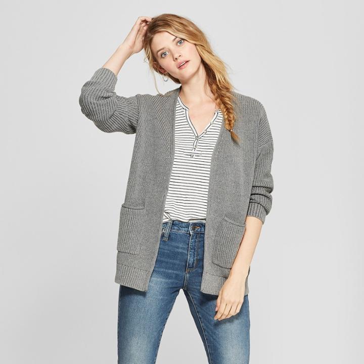 Women's Open Layering Cardigan - Universal Thread Gray