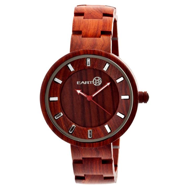 Earth Wood Goods Men's Earth Branch Wood Bracelet Watch-khaki/tan, Khaki