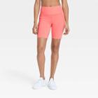 Women's Brushed Sculpt Bike Shorts - All In Motion Rose Pink