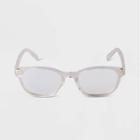 Women's Plastic Square Blue Light Filtering Glasses - A New Day Clear