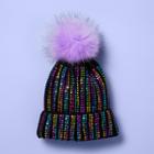 Girls' Sequin Beanie Hat - More Than Magic Purple, Girl's