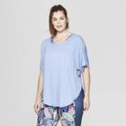 Target Women's Plus Size Open Back T-shirt - Joylab Moonstone Blue