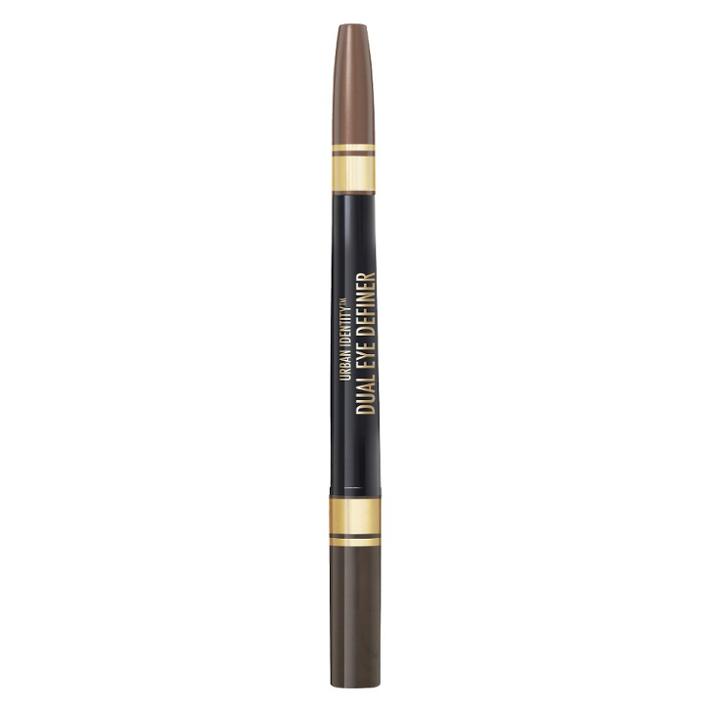 Black Radiance Urban Identity Dual Eye Definer - Chocolate/bronze .033oz, Brown/bronze