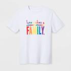 Target Pride Kids' Short Sleeve Love Makes A Family T-shirt - Eco White