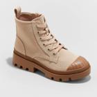Women's Teagan Lace-up Sneaker Boots - Universal Thread Light Brown