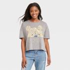 Disney Women's Winnie The Pooh Short Sleeve Graphic T-shirt - Gray