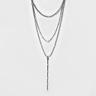 Target Women's Necklace Delicate Layered With Simulated Pearl And Mixed Chain - Gray, Dark