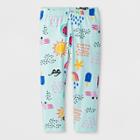Girls' Capri Leggings - Cat & Jack Aqua