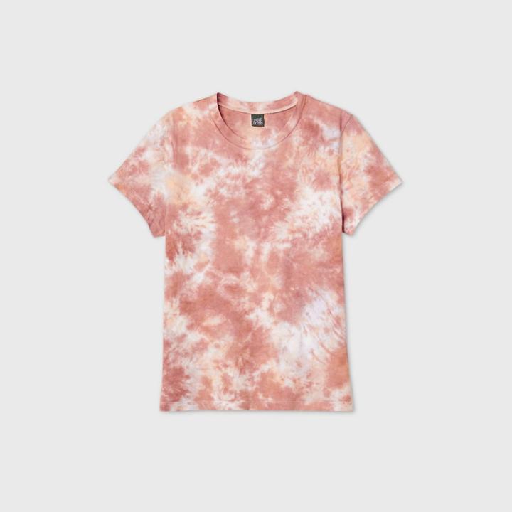 Women's Tie-dye Short Sleeve T-shirt - Wild Fable