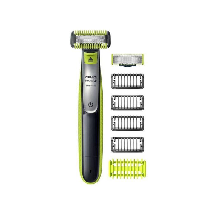 Philips Norelco Oneblade Hybrid Rechargeable Men's Electric Face & Body Trimmer - 10pc - Qp2630/70