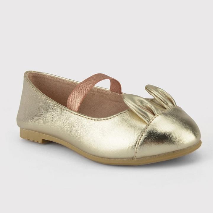 Toddler Girls' Callie Ballet Flats - Cat & Jack Gold