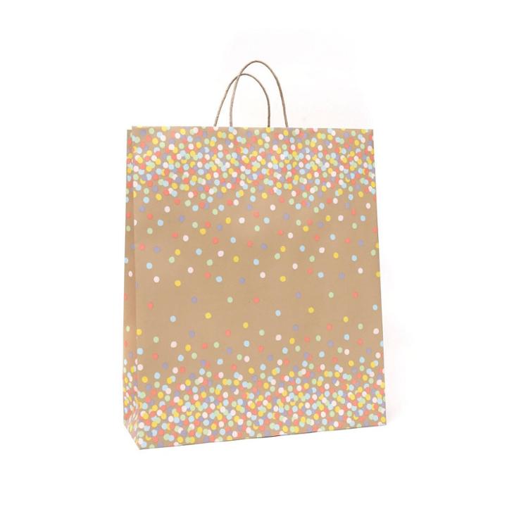 Spritz Eco - Friendly Extra Large Dotted Gifted Bag Brown -