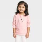 Toddler Girls' 'happy As Can Bee' French Terry Pullover - Cat & Jack Pink