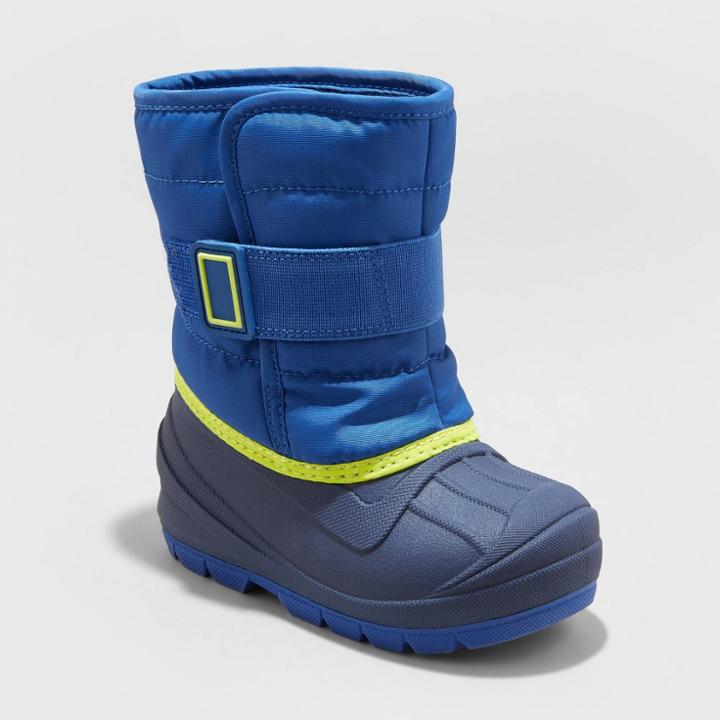 Toddler Dane Winter Boots - Cat & Jack Blue