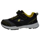 Boy's S Sport By Skechers Lapse Athletic Shoes - Black 1, Black Yellow White