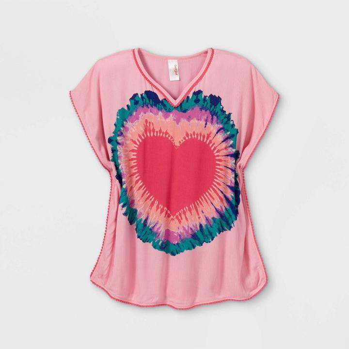 Girls' Tie-dye Cover Up - Cat & Jack Pink