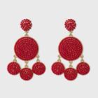 Sugarfix By Baublebar Beaded Drop Earrings - Magenta, Girl's