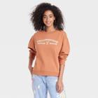 Women's Yellowstone Dutton Ranch Graphic Sweatshirt - Brown