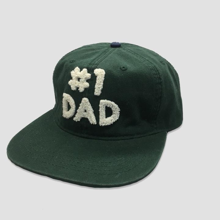 Men's Number One Dad Baseball Hat - Goodfellow & Co Green