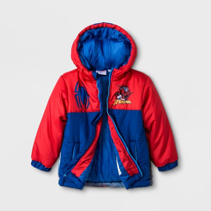 Toddler Boys' Spider-man Coat - Red