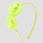 Girls' 2 Flower Headband Cat & Jack Yellow, Neon Yellow