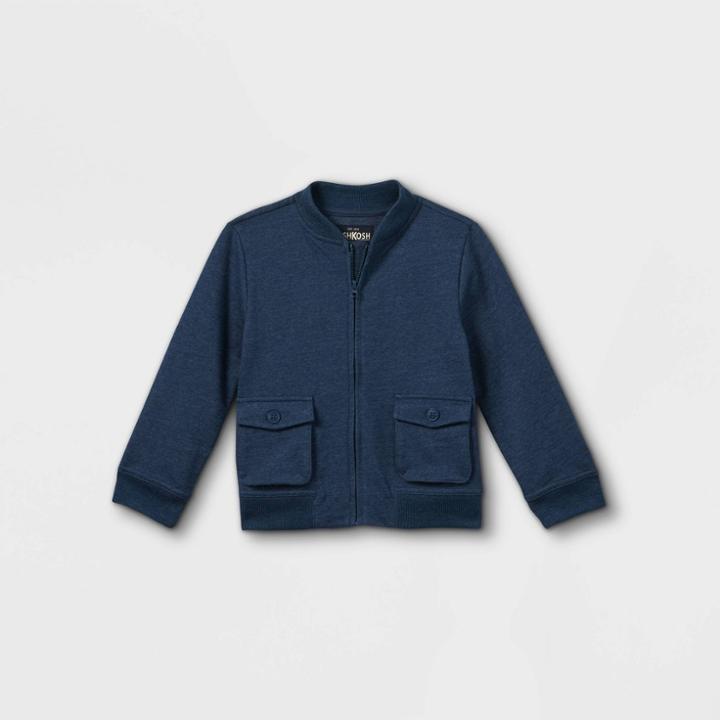 Oshkosh B'gosh Toddler Boys' French Terry Jacket - Navy