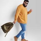 Adult Extended Size Snow Wash Sweatshirt - Original Use Yellow