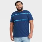 Men's Big & Tall Casual Fit Short Sleeve T-shirt - Goodfellow & Co Blue