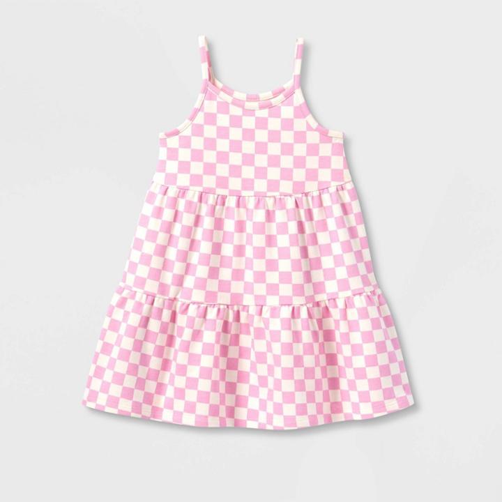 Grayson Mini Toddler Girls' Tiered Dress - Pink