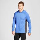 Men's Long Sleeve Hooded T-shirt - C9 Champion Flight Blue