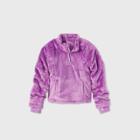 Girls' Adaptive Fleece Jacket - Cat & Jack Purple