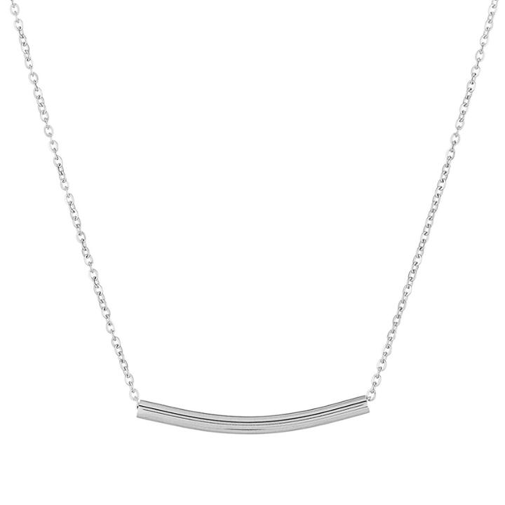 Target Elya Curbed Cylinder Bar Chain Necklace -
