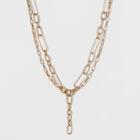 Sugarfix By Baublebar Linked Y-chain Necklace - Gold, Girl's