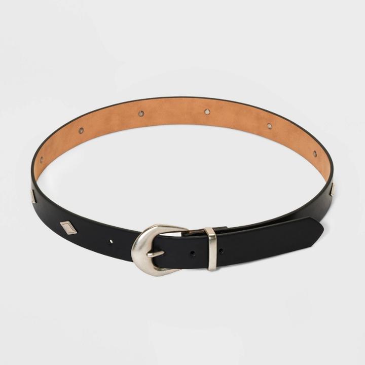 Women's Studded Western Belt - Universal Thread Black