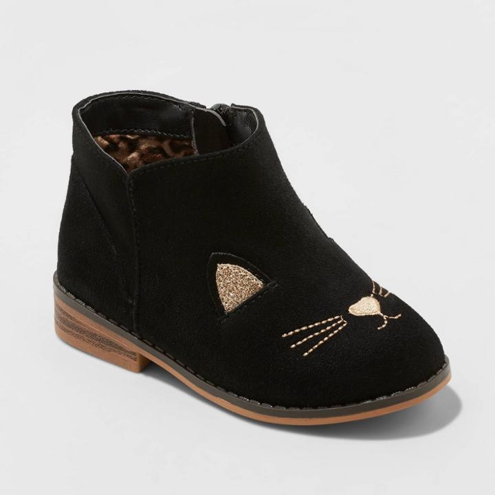 Toddler Girls' Esylit Fashion Boots - Cat & Jack Black