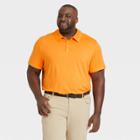 Men's Big & Tall Jersey Polo Shirt - All In Motion Light Orange