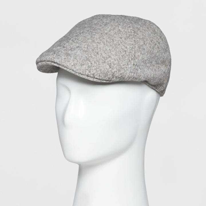 Men's 6 Panel Ivy Driving Cap - Goodfellow & Co Grey L/xl, Light Grey Heather