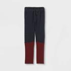 Boys' Color Block Sweatpants - Cat & Jack Burgundy/blue